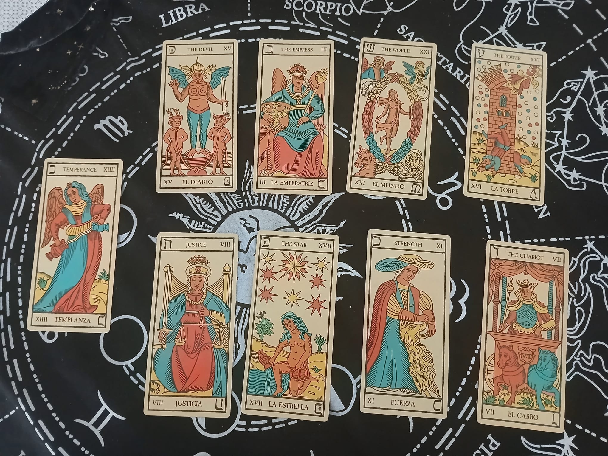 Tirada del tarot online